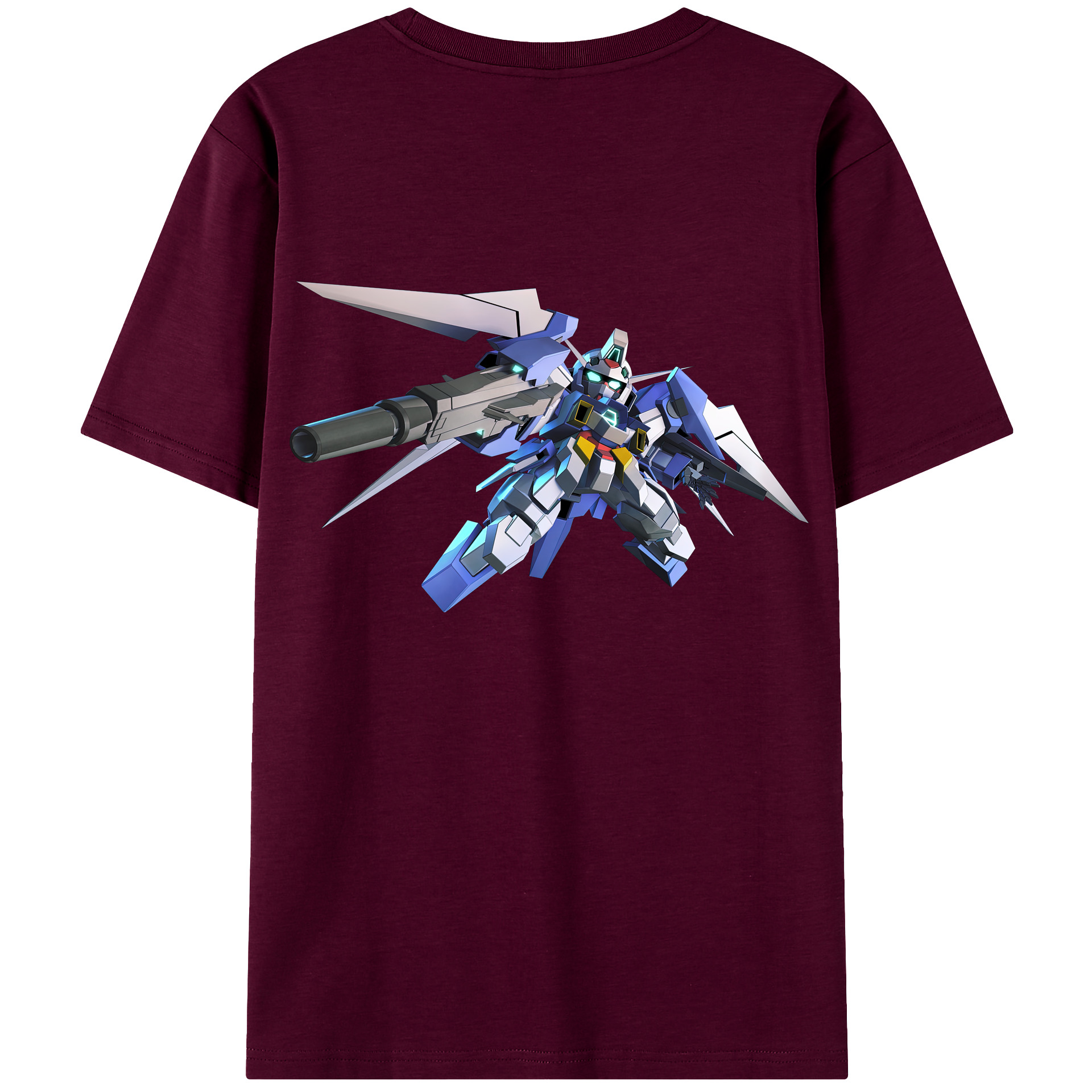 （画像用） 機動戦士ガンダム Mobile Suit Gundam レディース半袖Tシャツ(バックプリント)